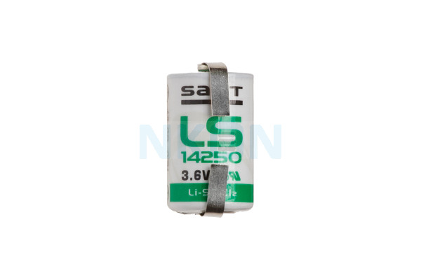SAFT LS14250 / 1/2AA Lithium with u-tags - 3.6V