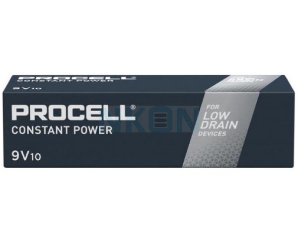 10x 9V Duracell  Procell Constant Power