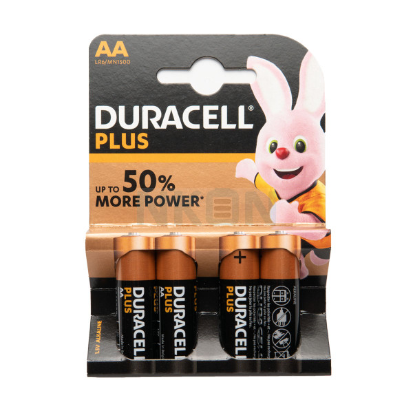 4 AA Duracell Plus - 1.5V