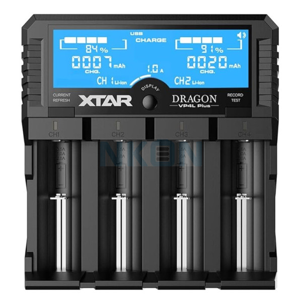 XTAR VP4L Plus battery charger
