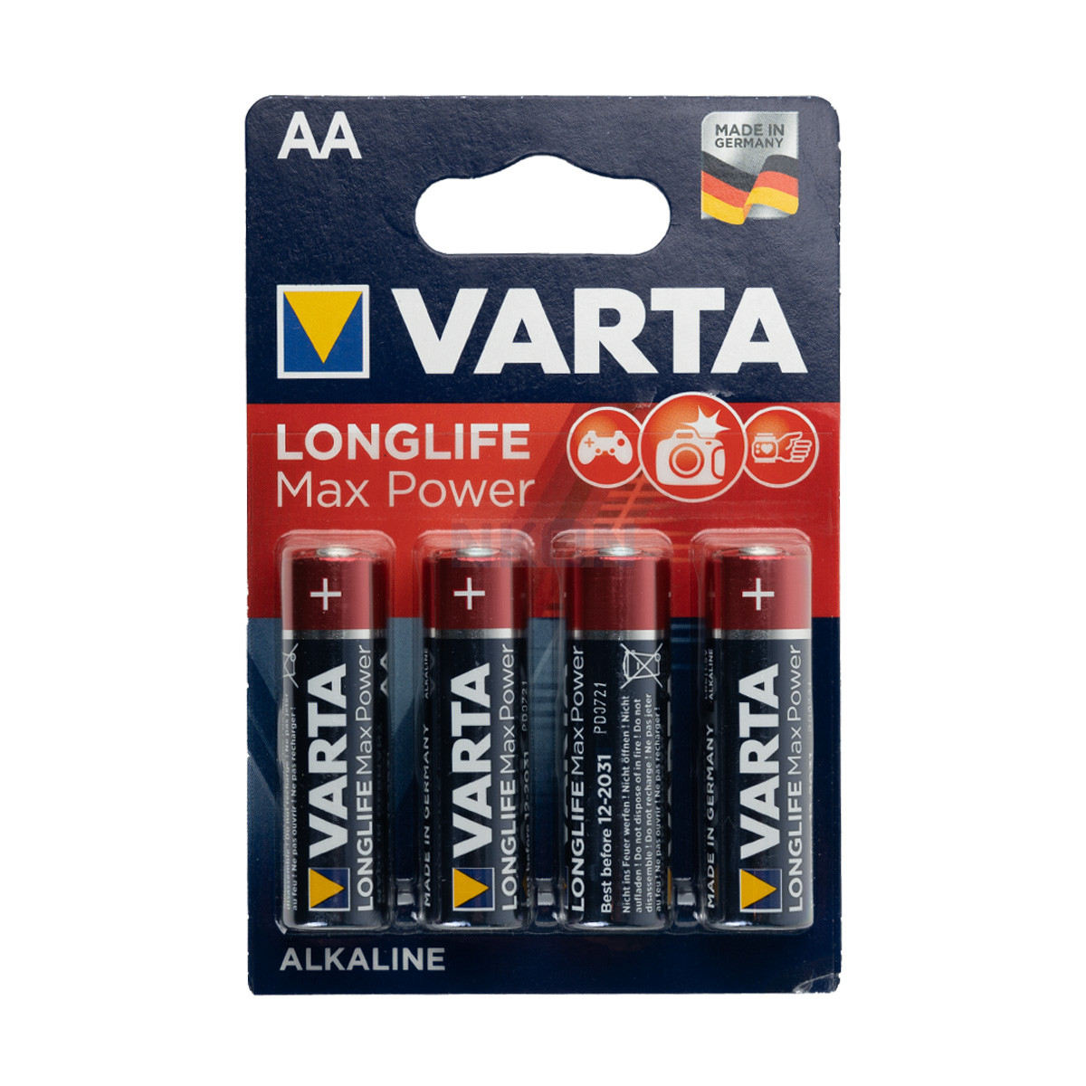 4 AA Varta Longlife - 1.5V - AA - Alkaline - Disposable batteries