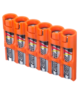 6 AAA Powerpax Battery case - Orange