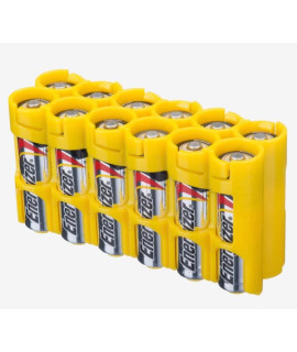 12 AA Powerpax Battery case - Yellow