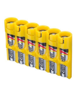 6 AAA Powerpax Battery case - Yellow