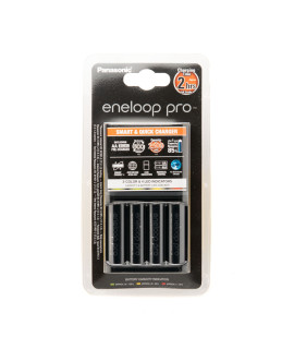 Panasonic Eneloop BQ-CC55 battery charger + 4 AA Eneloop Pro (2500mAh)
