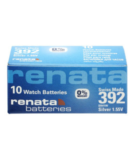 10x Renata 392 (SR41W) - 1.55V expire date