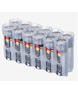 12 AA Powerpax Battery case - Clear